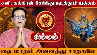சிம்மம் | சனி, சுக்கிரன் சேர்ந்து நடத்தும் யுத்தம்  | Simma rasi palangal