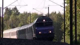 TGV, Z 27500, X 76500, CC 72000, BB 15000, Traxx E 186, BB 60000, BB 69400, BB 75000, BB 67000