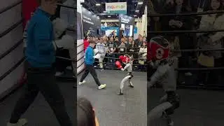 My First Professional Fight Store #fightingrobot #ces #rizzbot #unitree