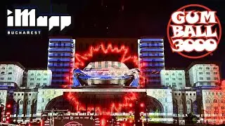 Gumball 3000 x iMapp 2025 - Parada masini + Poriectii pe Palatul Parlamentului Bucuresti