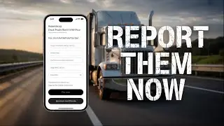 How to Report Unsafe Truck Drivers to the DOT!