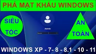 Xo&aacute; mật khẩu Windows 11 | Remove windows password