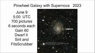 M101 Pinwheel Galaxy Supernova - Dwarf II Telescope