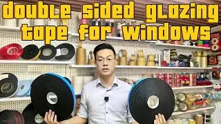 Construction PVC glazing tape,construction structural glazing cladding bonding tape,tape glazing