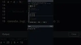 JavaScript Interview Questions - Swap Two Numbers Without A Temp Variable 