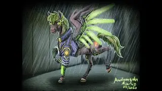 Cyberpony [Timelapes Speedpainting Video]