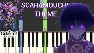 Polumnia Omnia (Scaramouche Boss theme) - EASY PIANO TUTORIAL