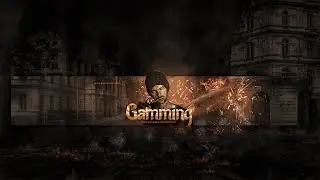 Gaming YouTube Channel Banner Design | Photoshop Tutorial