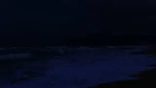 Night Ocean Waves for Deep Sleep | Dark Sea Ambience to Quiet Thoughts and Ease Insomnia