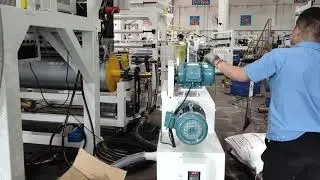 New design 1500mm three layer five layer  cast lldpe stretch film extruder machine