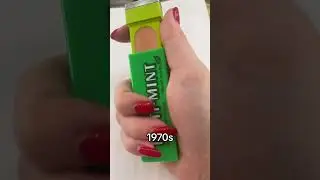 Swatching 100 years of LIP BALM!!! 😲💄 #shorts