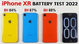 Тест на разрядку аккумулятора iPhone XR в 2022 году | Тест аккумулятора XR после iOS 15.6 | Стоит...