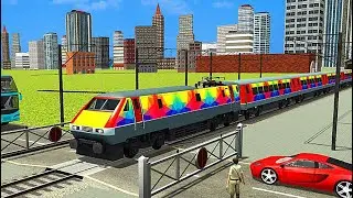 Euro Train Racing 3D - Level 9 Fail Because Running Out Of Time