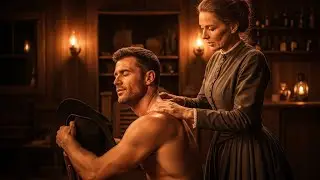 Saloon Healer Realizes Her Client Is the Rich Gunslinger &mdash; &ldquo;Right There&hellip; Slow, Please,&rdquo; He Said