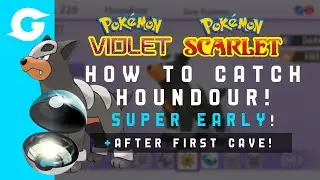 Pokemon Scarlet and Pokemon Violet - Area Jump Skip - GET HOUNDOUR EARLY! YES IN THAT CAVE!