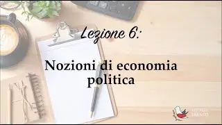 L'Economia che non ti aspetti - Puntata del 01/12/2025 - Nozioni di economia politica