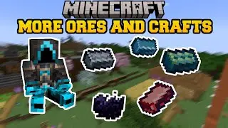 Minecraft: More Ores And Crafts! - Mod Showcase (NEW WEAPONS AND ARMOR)