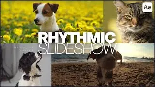 Rhythmic Slideshow | After Effects Template