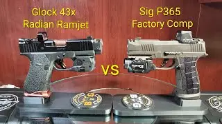 Glock 43x Radian Ramjet против Sig Sauer P365 AXG Legion #вирусноевидео #edc #оружейнаякультура #...