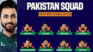 Pakistan Squad Announce For t20 world cup 2026