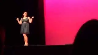Hannah Nystrom performs 