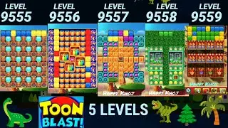 Toon Blast 9555|9556|9557|9558|9559|Toon blast👉5 Levels🦖🌲
