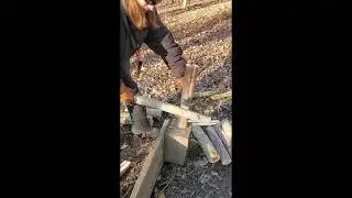 ESEE 5 testing round one: Batonning