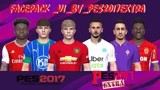 Facepack  v1 by pes2017extra หน้านักเตะ ดาวรุ่ง สำหรับ PES 2017