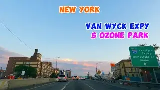 NYC DRIVE||FROM SOUTH OZONE PARK TO CORONA VIA VAN WYCK EXPRESSWAY||EARLY MORNING RIDE