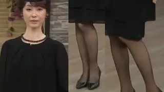 喪服モデル【QVC】美人モデルによる『黒ストショー♪』
