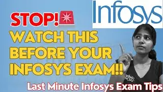 Infosys Exam Tomorrow? Watch This First 🚨 | @bhavithamosarla 