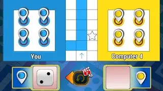 How to win ludo king 😱 | Me vs computer | 4 player gameplay💯