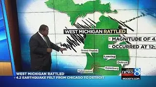 USGS: 4.2 magnitude earthquake felt in West Michigan