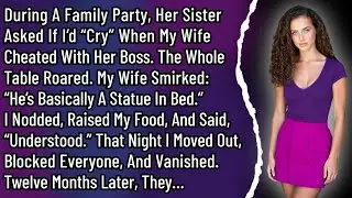 During A Family Party, Her Sister Asked If I’d “Cry” When My Wife Cheated With Her Boss. The Whole…