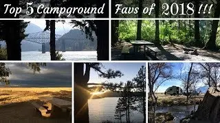 Top 5 Campground Favs of 2018!