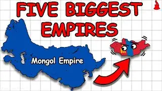 The Five Biggest Empires: Before and Now