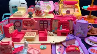 10 Minute Ultra Satisfying Pink Camper Storage House and Dessert Table Toy Unboxing ASMR
