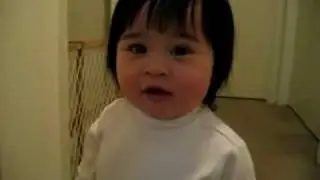 Baby says frog.. 