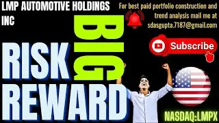 LMP AUTOMOTIVE HOLDINGS INC BIG RISK REWARD | LMPX STOCK ANALYSIS | LMPX STOCK UPDPATE | LMPX TARGET