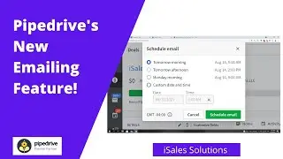 Scheduling Emails in Pipedrive | Pipedrive Tutorial