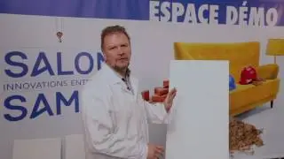 Peinture ATLAS EXTREME ALLIOS JEFCO SYLCO - D&eacute;monstration Salon SAMSE 2017