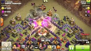 New Clash Of Clans , Best Defense TOWNHALL 10 War Base ,275 Wall Breakers
