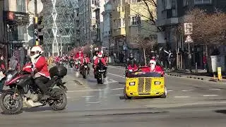 Santa got some help in Sofia, Bulgaria - December 20, 2025