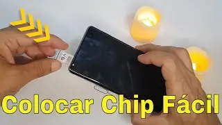 Galaxy S10 plus /S10 / S20 / S22 Como Colocar Chip e sd card