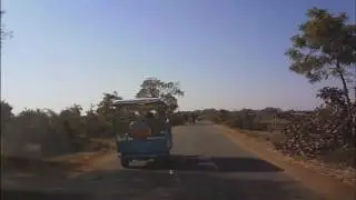 Road to Shantiniketan Kopai River Dashcam Video