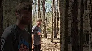 A couple missed putts during the filming of my April Fools round #discgolf #fail #frisbee