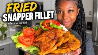 Cooking for my Hungry Husband! Fried Snapper Fillet | Episode 30!