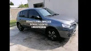 Renault Clio Mio limpieza de butacas y asientos lavado premium al detalle North Coast Limpieza de ta