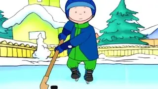 Caillou and Ice Hockey | Caillou Cartoon