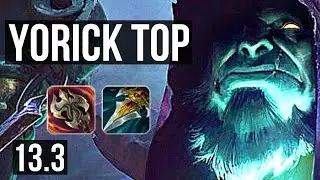 YORICK vs GANGPLANK (TOP) | 1.9M mastery, 3/0/2, 500+ games | EUW Master | 13.3